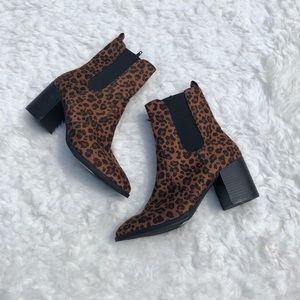 express leopard booties